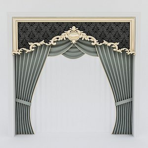 Classic Window And Curtain
