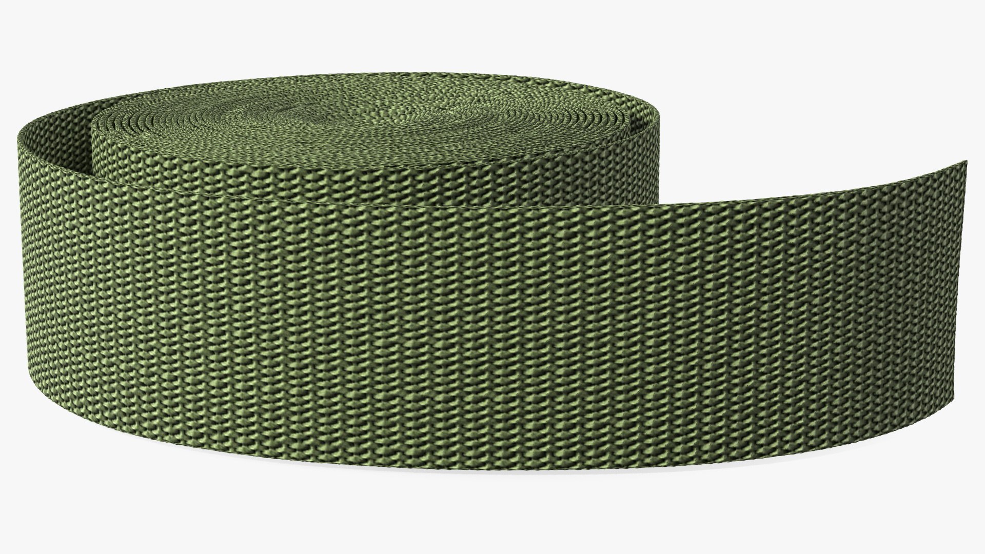 Webbing Belt Strap Round Green 3D model - TurboSquid 1841738