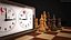 Chess with Mechanical Chess Clock Collection