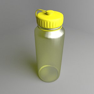 3D multi-use water bottle
