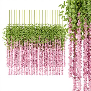 Artificial Hanging Flowers vol 59-3dmodel