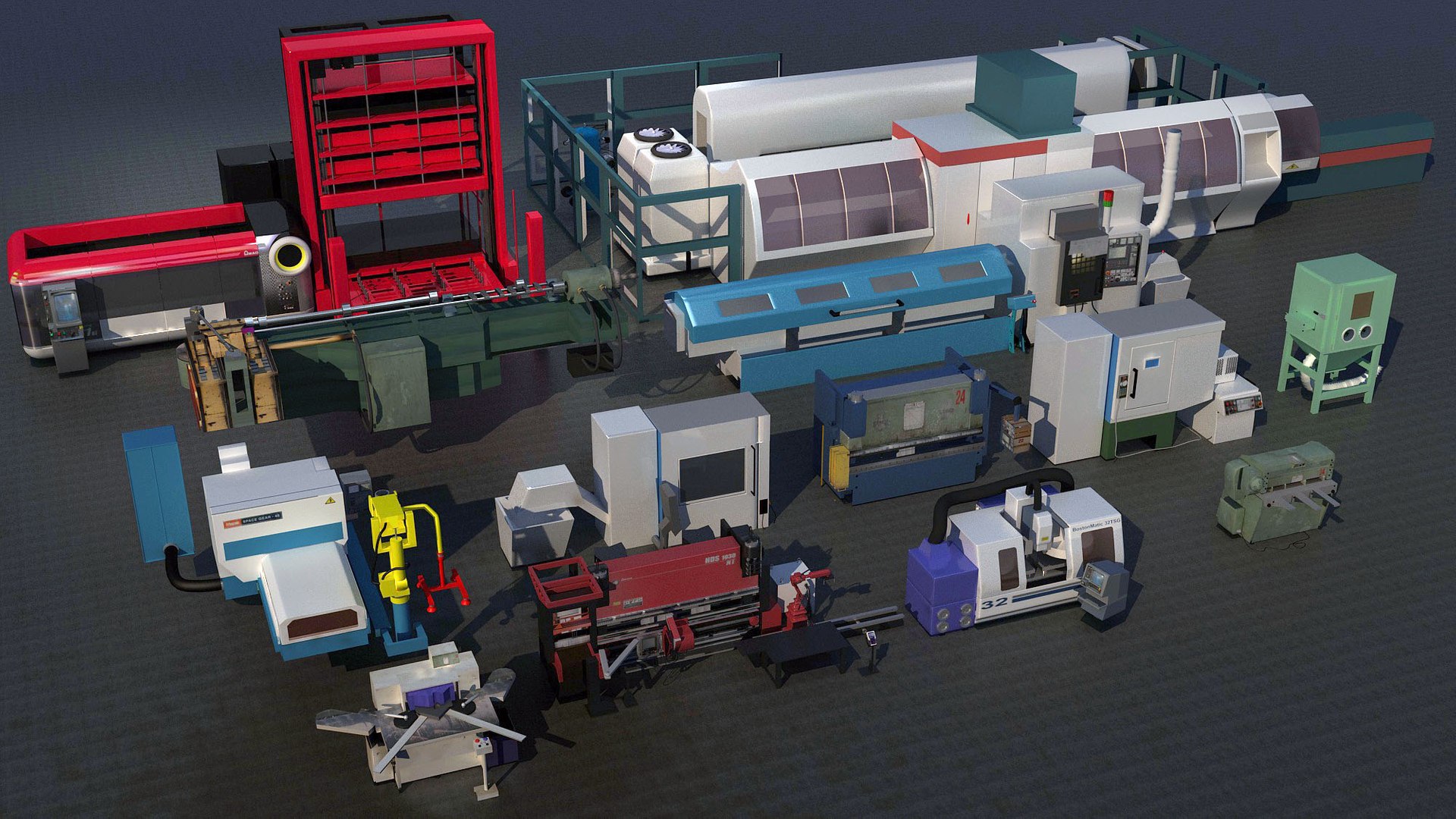 Industrial Machines 3D - TurboSquid 1285211