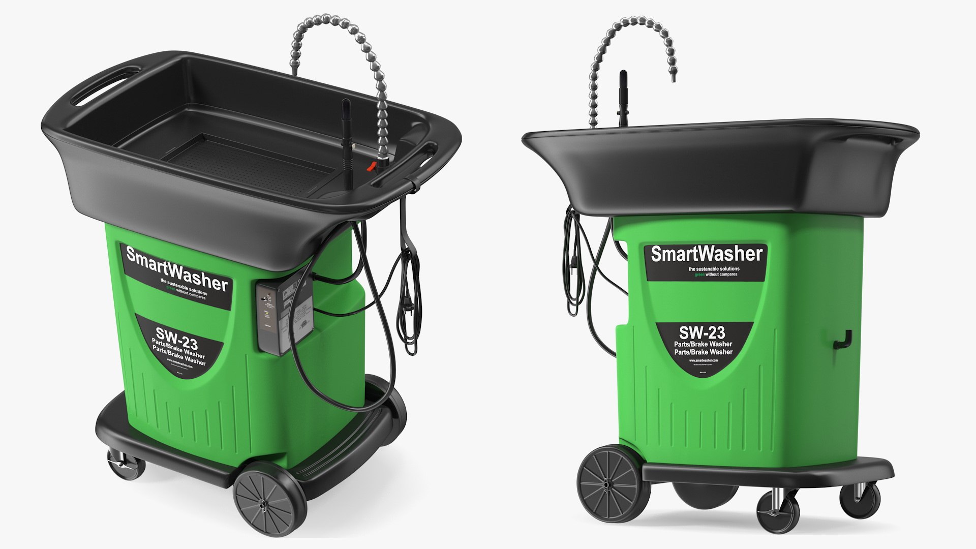 SmartWasher Mobile Parts Washer Kit 3D model preview