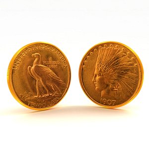 Liberty Gold Coin 3D