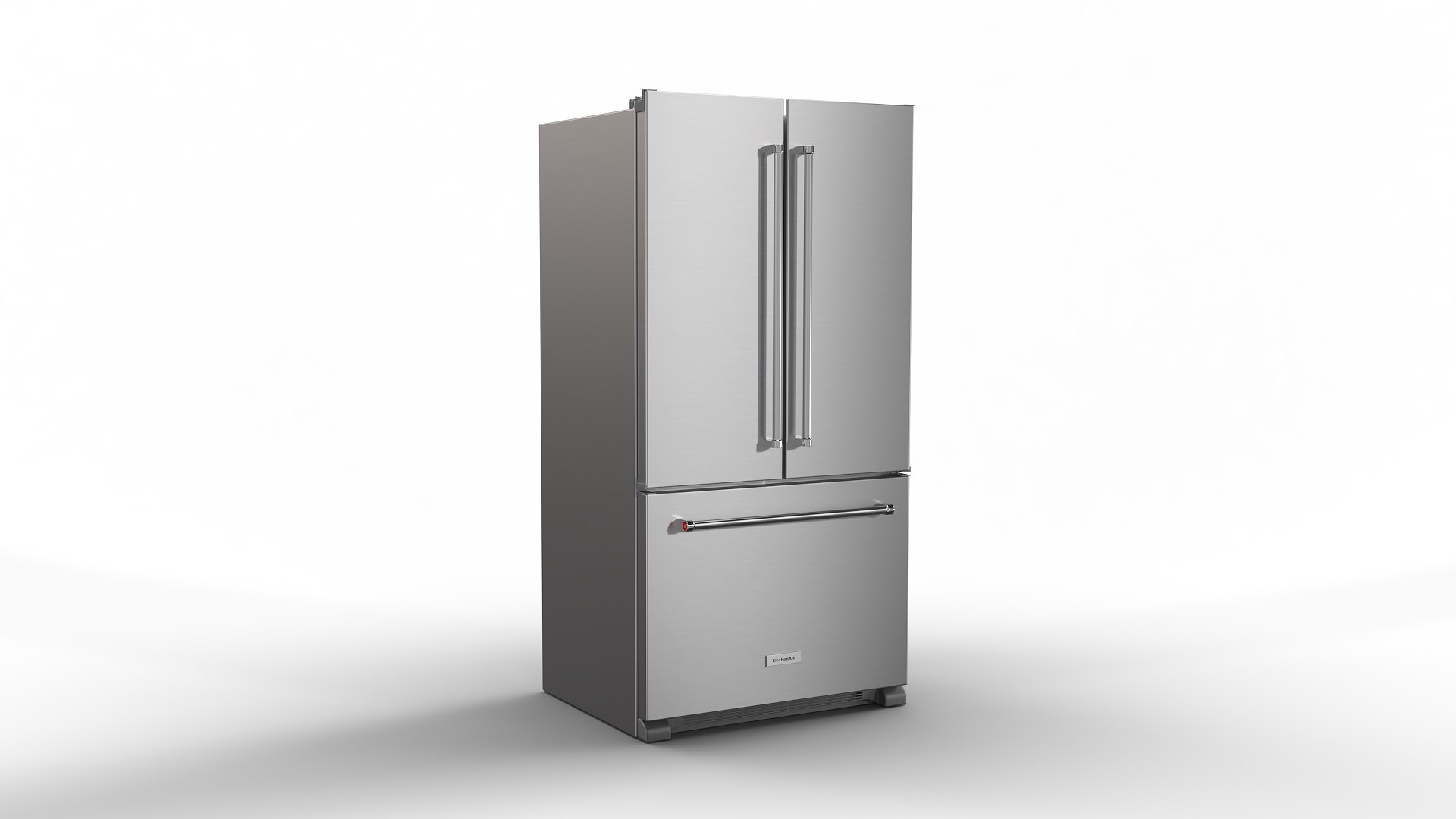 3D Model KitchenAid Refrigerator KRFC300ESS TurboSquid 2233956