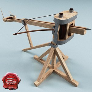 3d model rome ballista scorpion