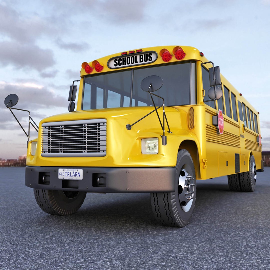 School bus 3D model - TurboSquid 927939