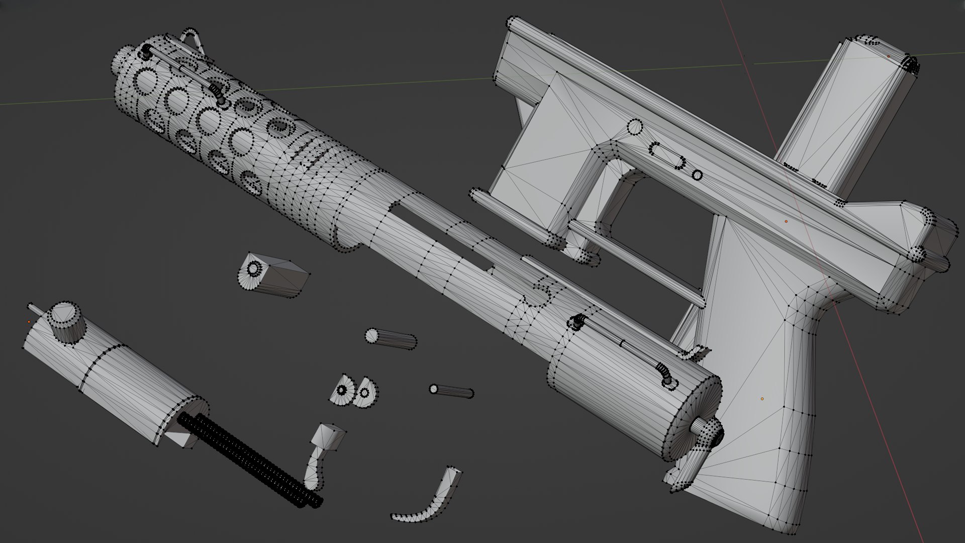 3D TEC 9 Low Poly Model - TurboSquid 2221709