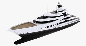 Palladium Yacht Low Poly