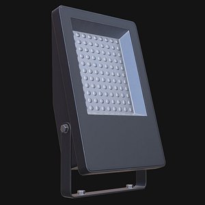 Floodlight 3 PBR Low Poly