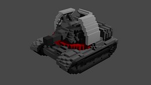 Mirage tank 3D model
