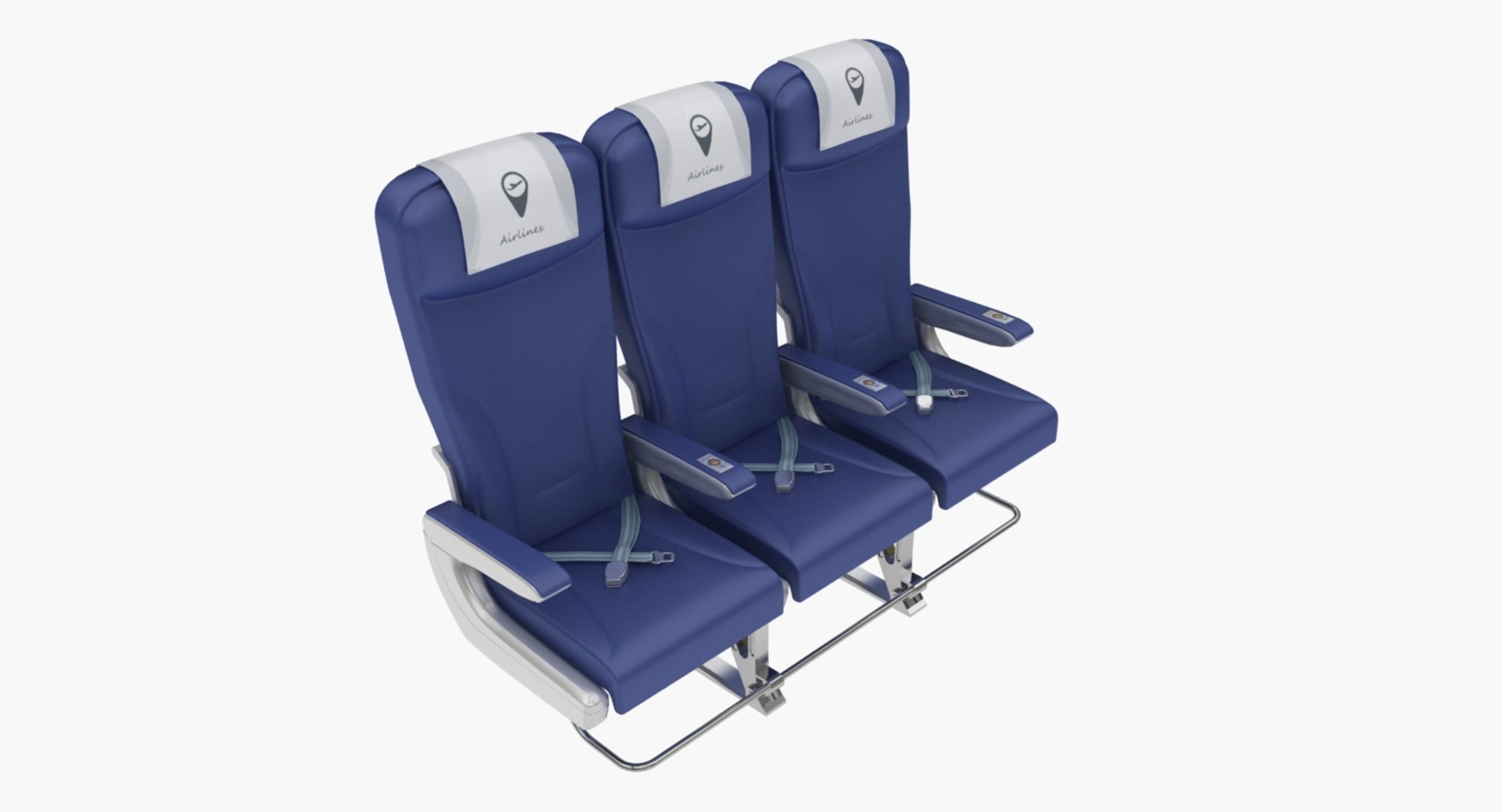 3D Airplane Chair Model - TurboSquid 1343323