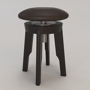 capella stool christian liaigre 3d model