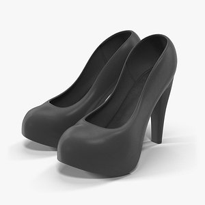 Sandals Black 3D model