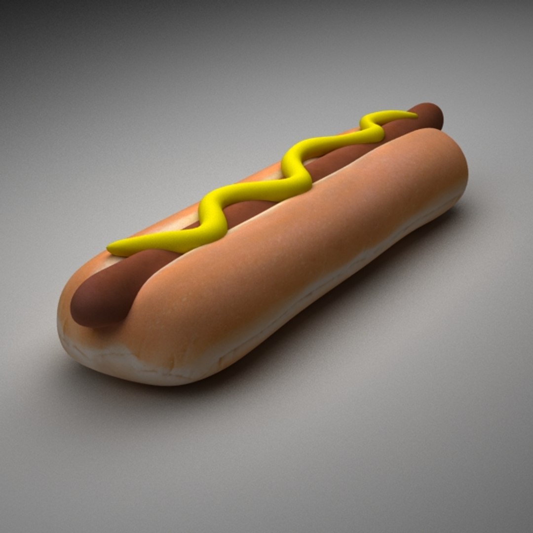 3d Model Hot Dog