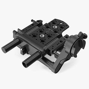 3D Viewfinder Bracket Adapter Plate model