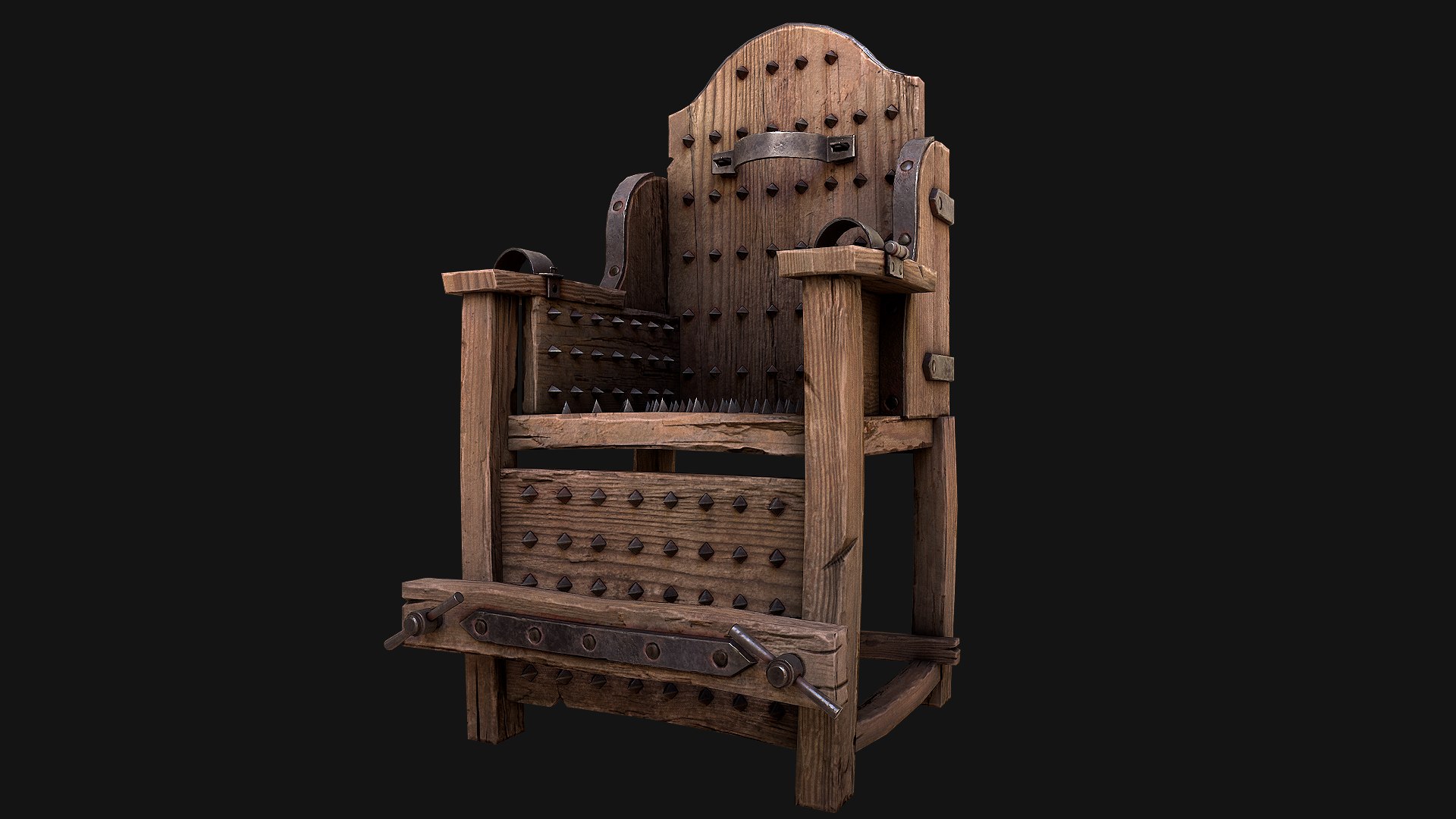 3D Medieval Torture Device Pack https://p.turbosquid.com/ts-thumb/2z/PFIDKa/3i/torturechair_3/png/1669555060/1920x1080/fit_q87/62f973e5aea03162a16d87aee3706eac5e56927b/torturechair_3.jpg