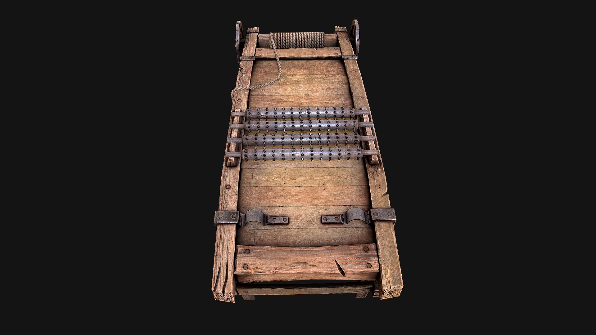 3D Medieval Torture Device Pack https://p.turbosquid.com/ts-thumb/2z/PFIDKa/Gp/rack6/png/1669555046/1920x1080/fit_q87/63742f9f49816f79304fc3084eb8576422fd28e9/rack6.jpg