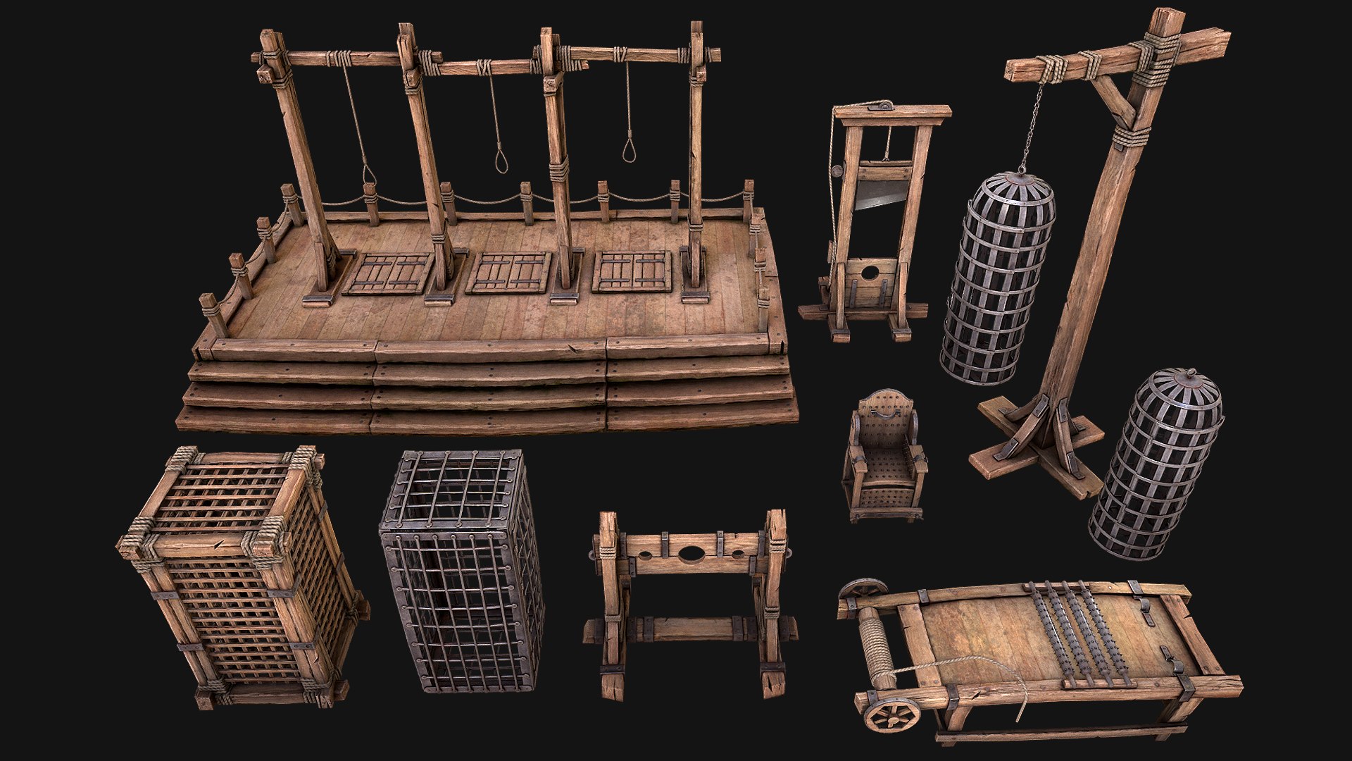 3D Medieval Torture Device Pack https://p.turbosquid.com/ts-thumb/2z/PFIDKa/PQ/aatorturepack2/png/1669554964/1920x1080/fit_q87/84687c63aa39b3564e72a3071b33121af08bdfed/aatorturepack2.jpg