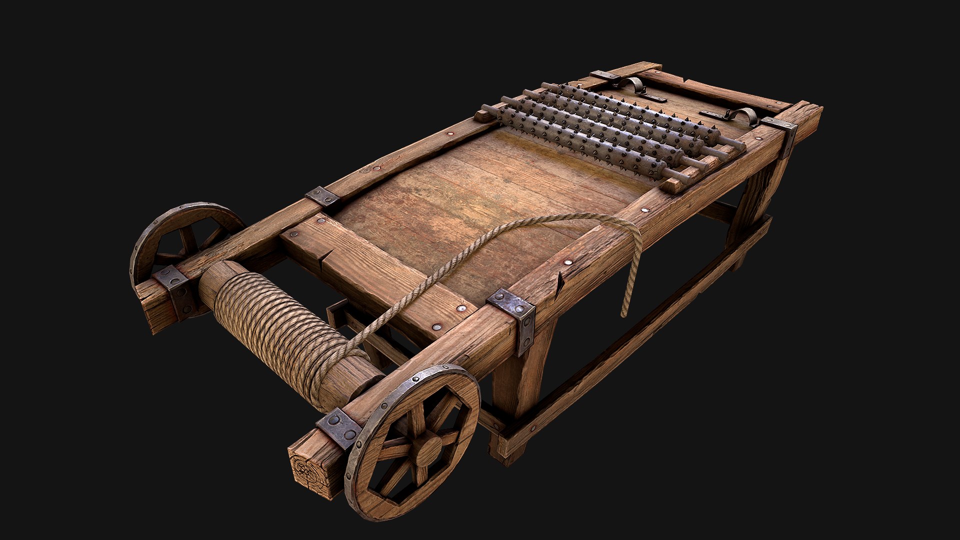 3D Medieval Torture Device Pack https://p.turbosquid.com/ts-thumb/2z/PFIDKa/p5/rack1/png/1669555044/1920x1080/fit_q87/356b7ba4e280503b2a91f768809222b69b3f21e6/rack1.jpg