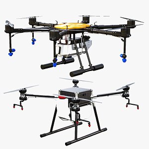 Agricultural Drone Bundle 3D model