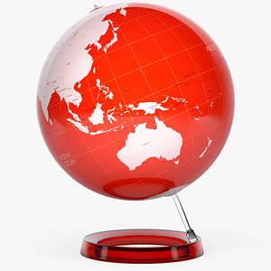 Colorful tabletop globes