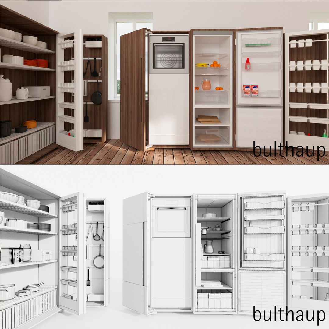 Kitchen Set Model - TurboSquid 1169453