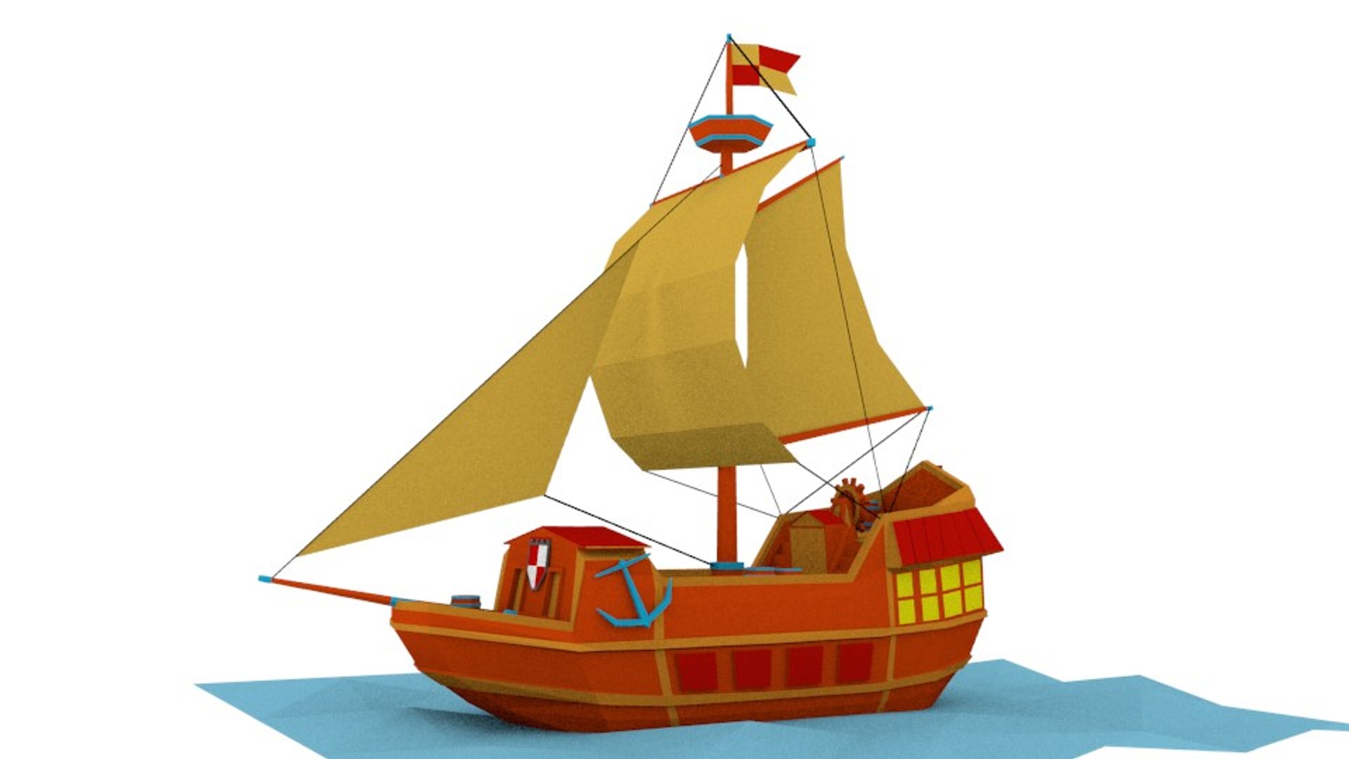 Ship 3D Model - TurboSquid 1247919