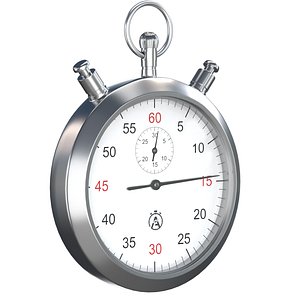 3D Analog Stopwatch