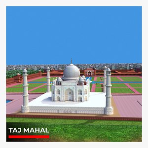 Taj mahal 3D model