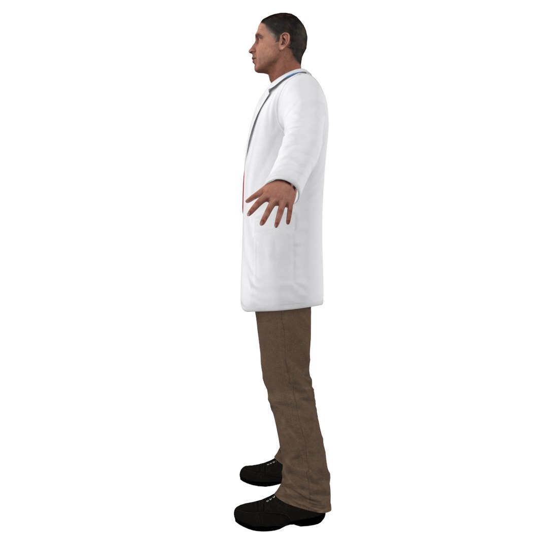 3d Doctor Rigged