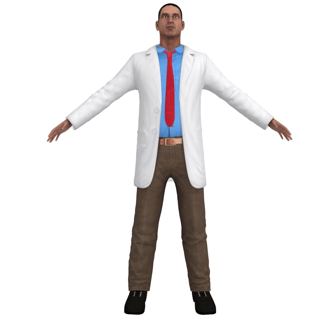 3d Doctor Rigged