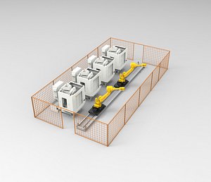 3D Automated factory