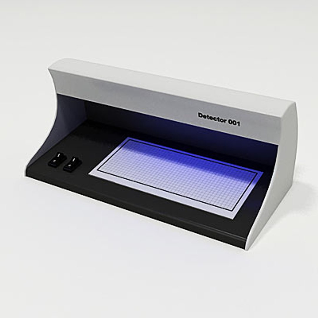 bank banknote detector 3d model