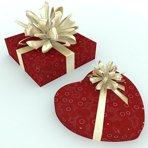 presents gift box 3D model