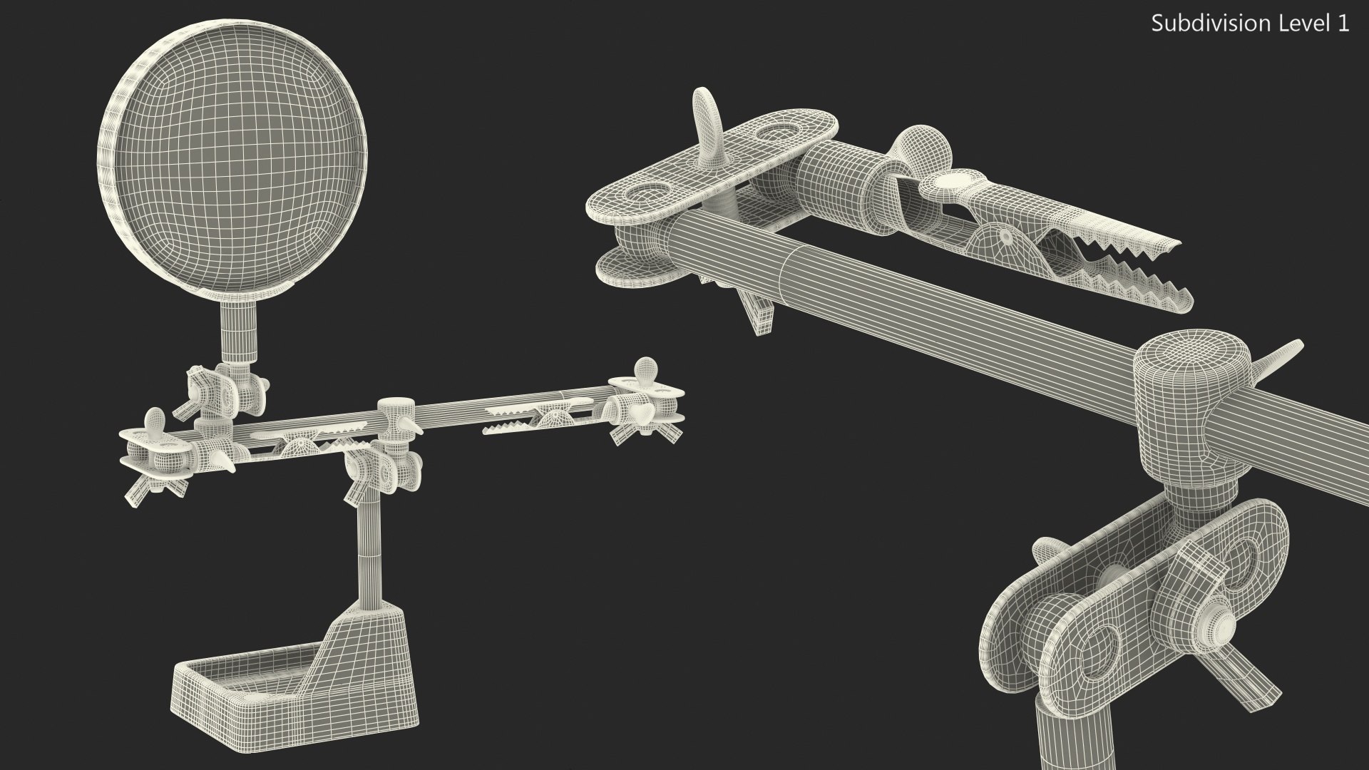helping hands magnifier clips 3D https://p.turbosquid.com/ts-thumb/2z/pLJihs/3GKKnTSZ/helpinghandswithmagnifierandclipsvray3dmodel015/jpg/1597542448/1920x1080/fit_q87/190fb5d28e6abce0582ada796c6cf64c03f4b926/helpinghandswithmagnifierandclipsvray3dmodel015.jpg
