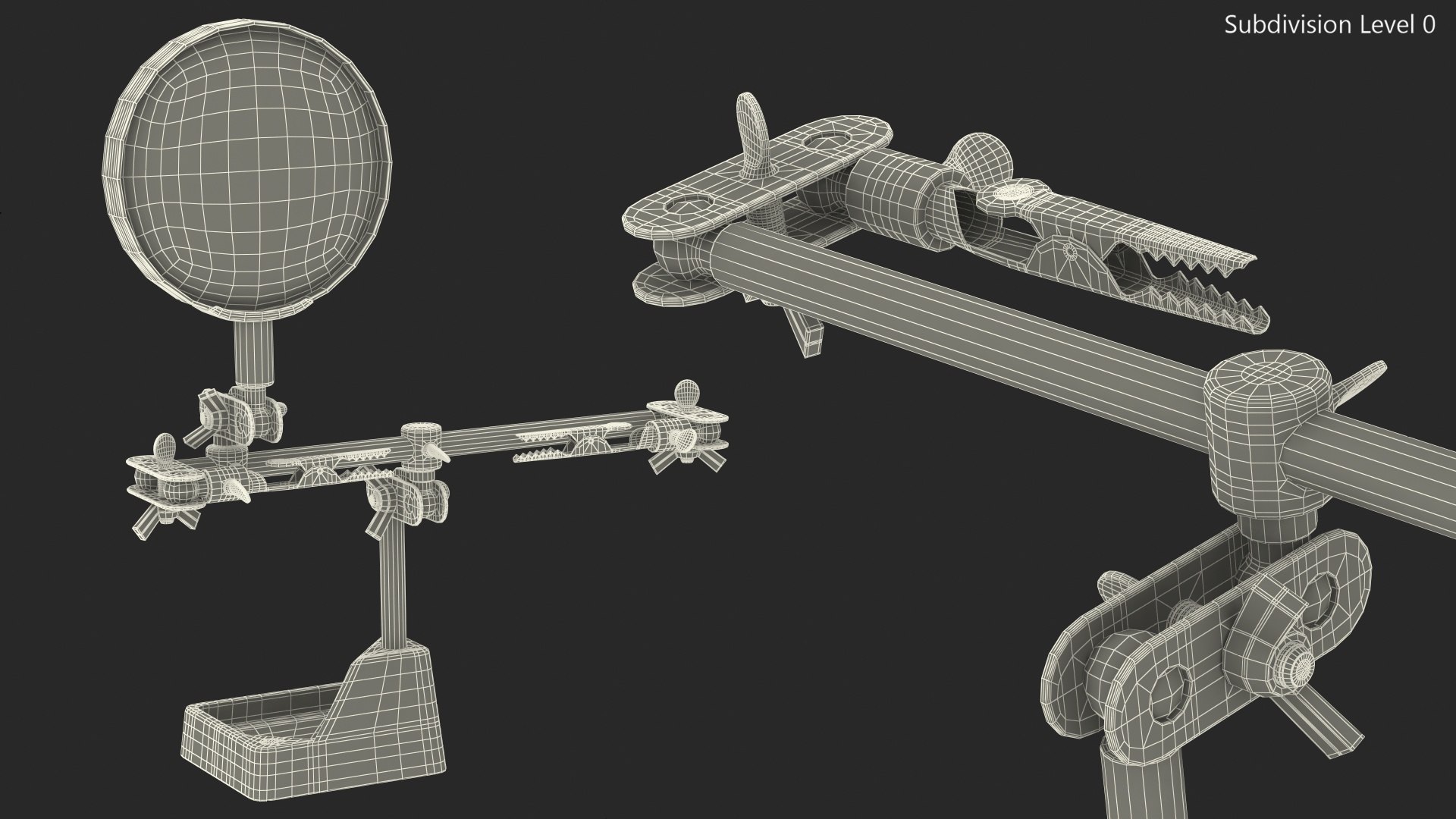 helping hands magnifier clips 3D https://p.turbosquid.com/ts-thumb/2z/pLJihs/qLoQVc59/helpinghandswithmagnifierandclipsvray3dmodel014/jpg/1597542438/1920x1080/fit_q87/107b8a49467df8359e239040bcc2d8e2bdc98066/helpinghandswithmagnifierandclipsvray3dmodel014.jpg