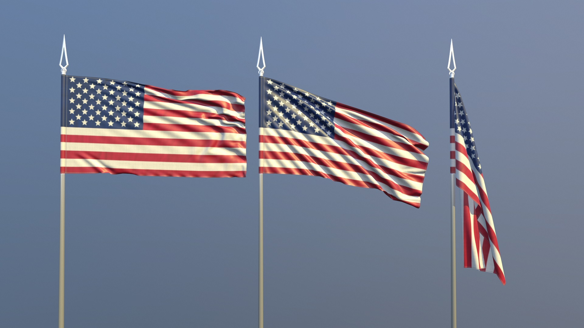 3D Flags 3 Wind Speeds Model - TurboSquid 1348447