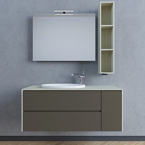 3d bathroom set comp model