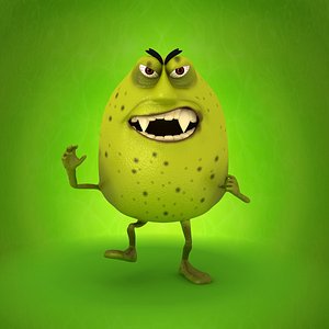 3d model bacteria animation