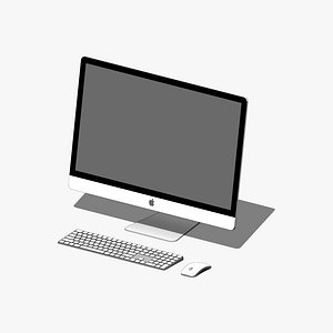 Apple iMac 27 Workstation - Revit Family