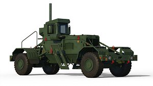 Husky mine detection vehicle 3D model