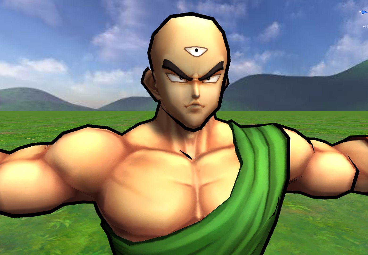 Tien Shinhan Dragon Ball 3d Model Turbosquid 1299657 5599