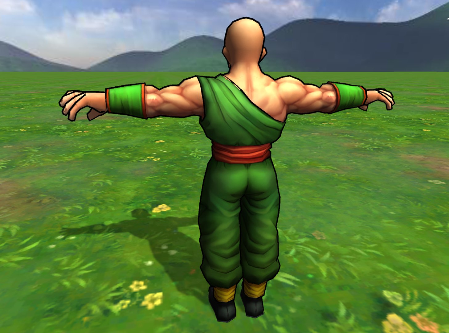 Tien Shinhan Dragon Ball 3d Model Turbosquid 1299657 9532