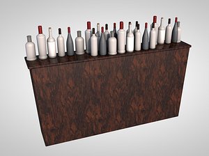bar counter 3D
