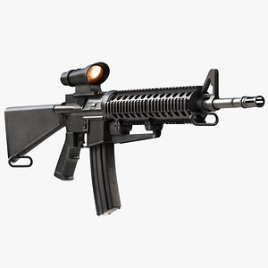 3d max m4a1 assault rifle
