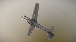 emb312 jet fighter 3D model