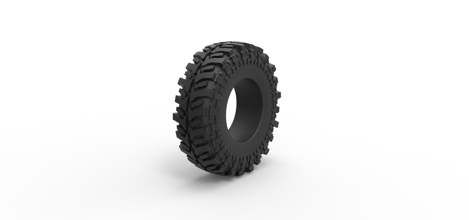 3D Diecast Offroad Tire 91 Scale 1 To 25 Model - TurboSquid 2118081