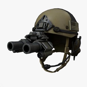 helmet military helm 3D model