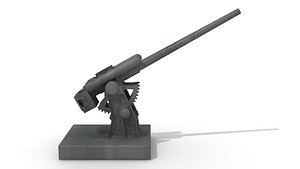 120mm wwii 3d model